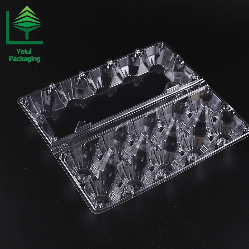 M10 10 Eggs Tray (Large), clear PET egg packaging tray – photo 008