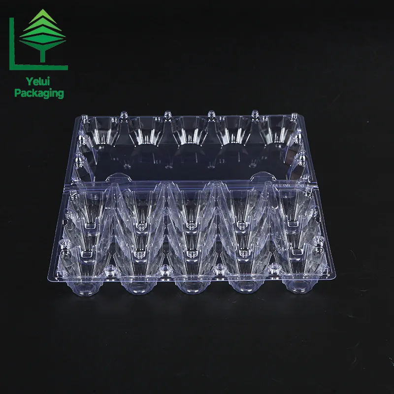 M15 15 Eggs Tray (Large), clear PET egg packaging tray – photo 005