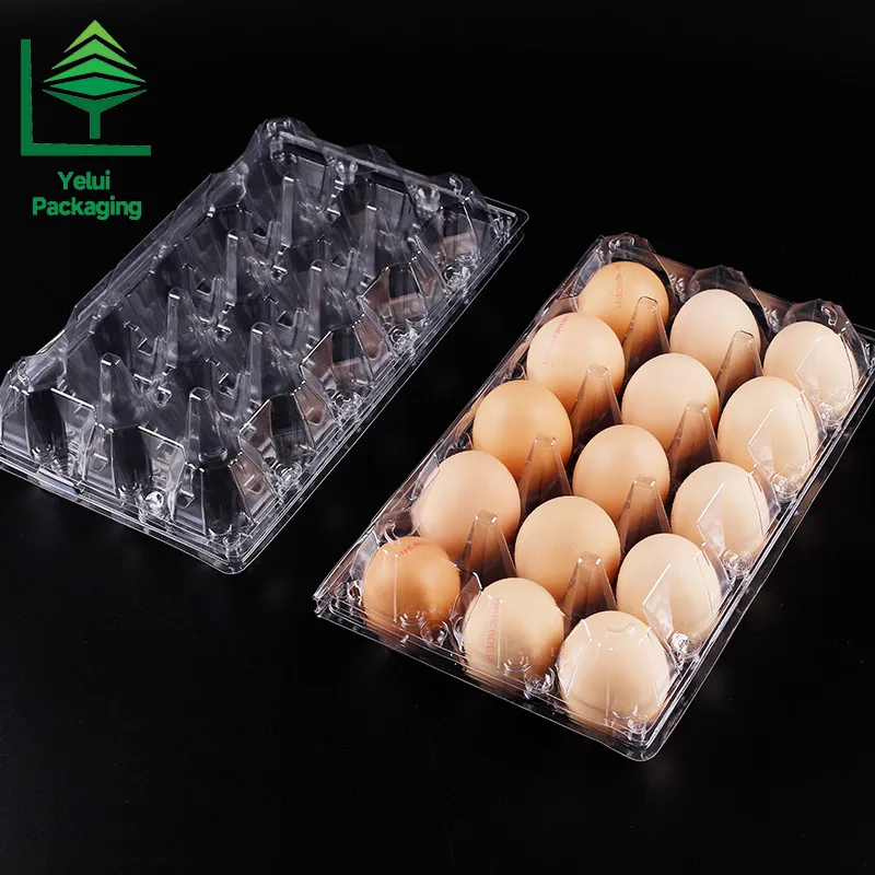 M15 15 Eggs Tray (Large), clear PET egg packaging tray – photo 017