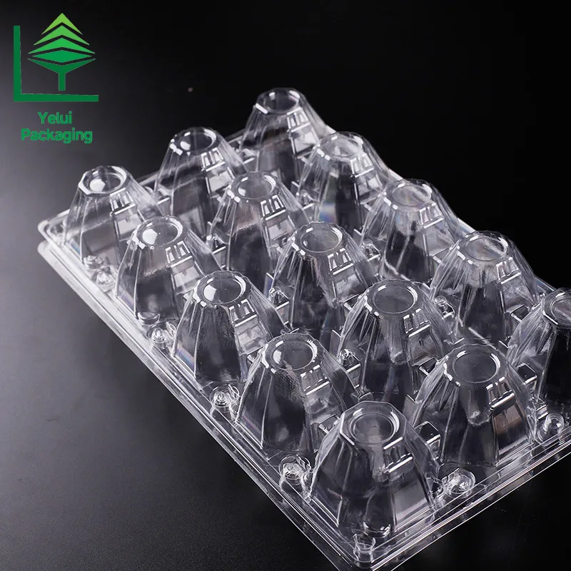 M15 15 Eggs Tray (Large), clear PET egg packaging tray – photo 019