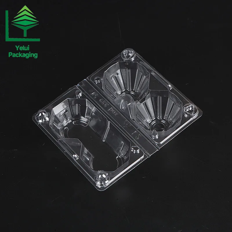M2 2 Eggs Tray (Large), clear PET egg packaging tray – photo 002