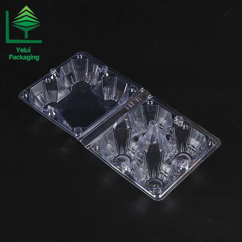M4 4 Eggs Tray (Large), clear PET egg packaging tray – photo 002