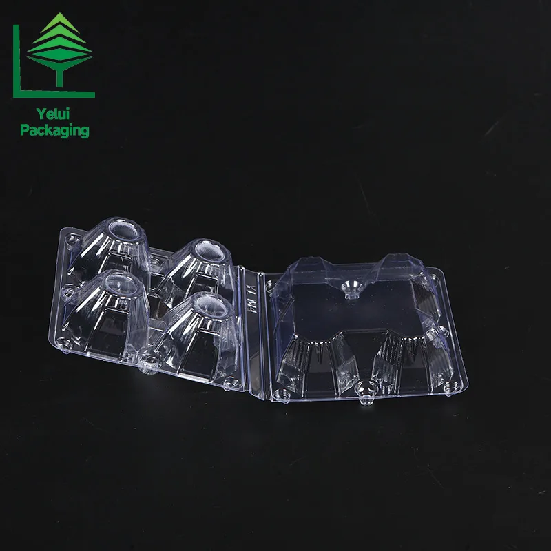 M4 4 Eggs Tray (Large), clear PET egg packaging tray – photo 003