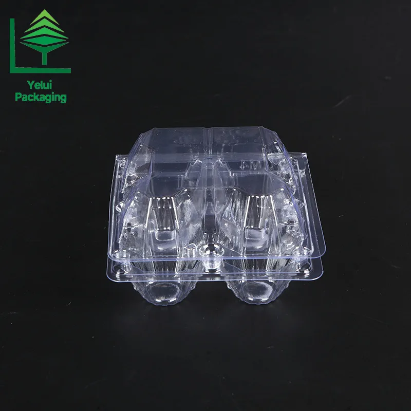 M4 4 Eggs Tray (Large), clear PET egg packaging tray – photo 004