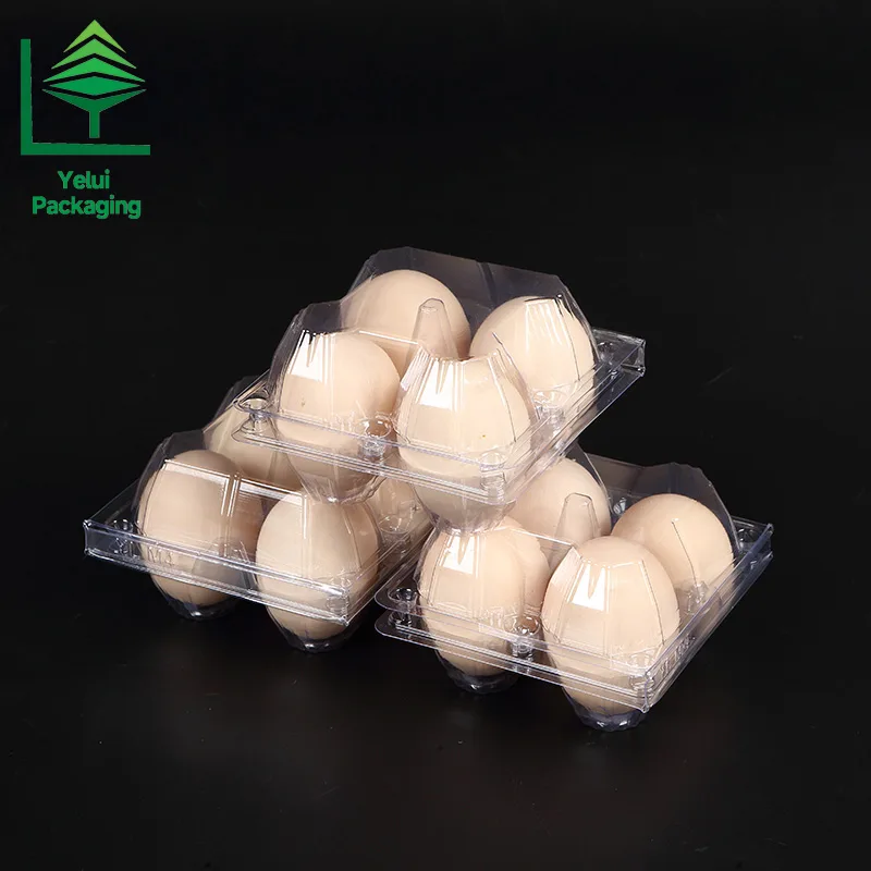 M4 4 Eggs Tray (Large), clear PET egg packaging tray – photo 005