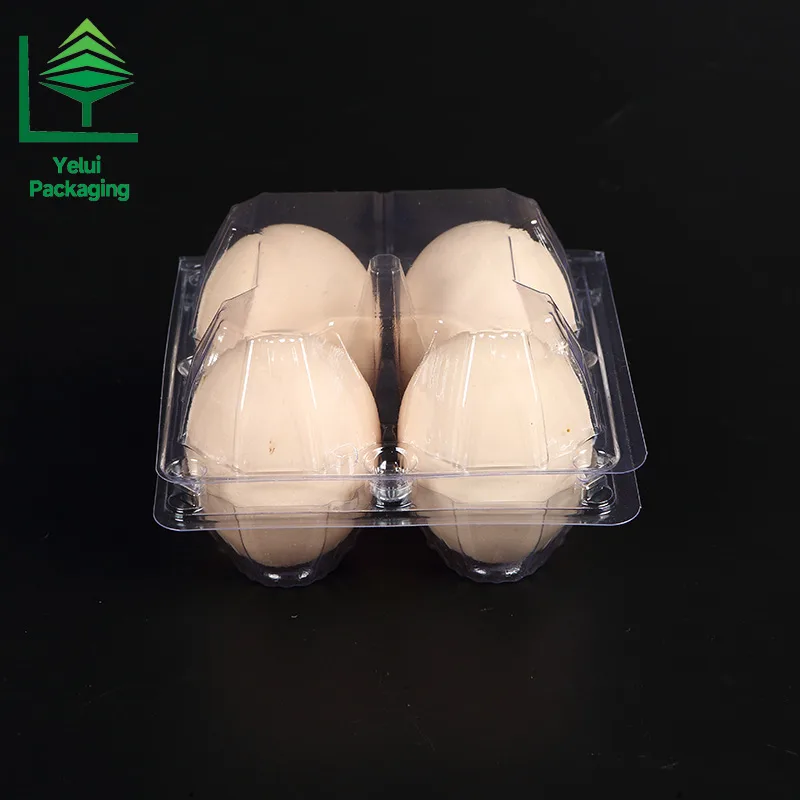 M4 4 Eggs Tray (Large), clear PET egg packaging tray – photo 006