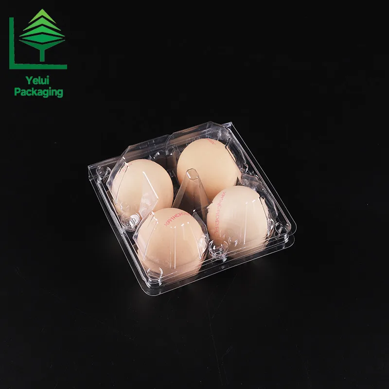 M4 4 Eggs Tray (Large), clear PET egg packaging tray – photo 010