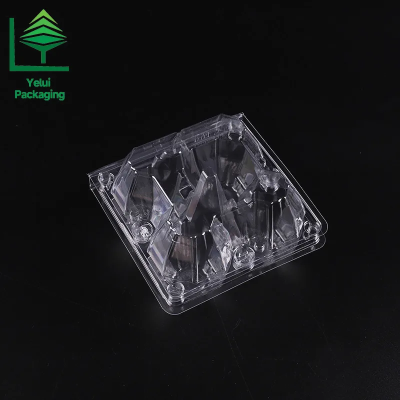 M4 4 Eggs Tray (Large), clear PET egg packaging tray – photo 011