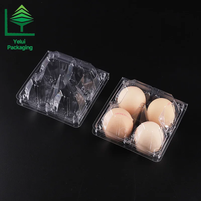 M4 4 Eggs Tray (Large), clear PET egg packaging tray – photo 012