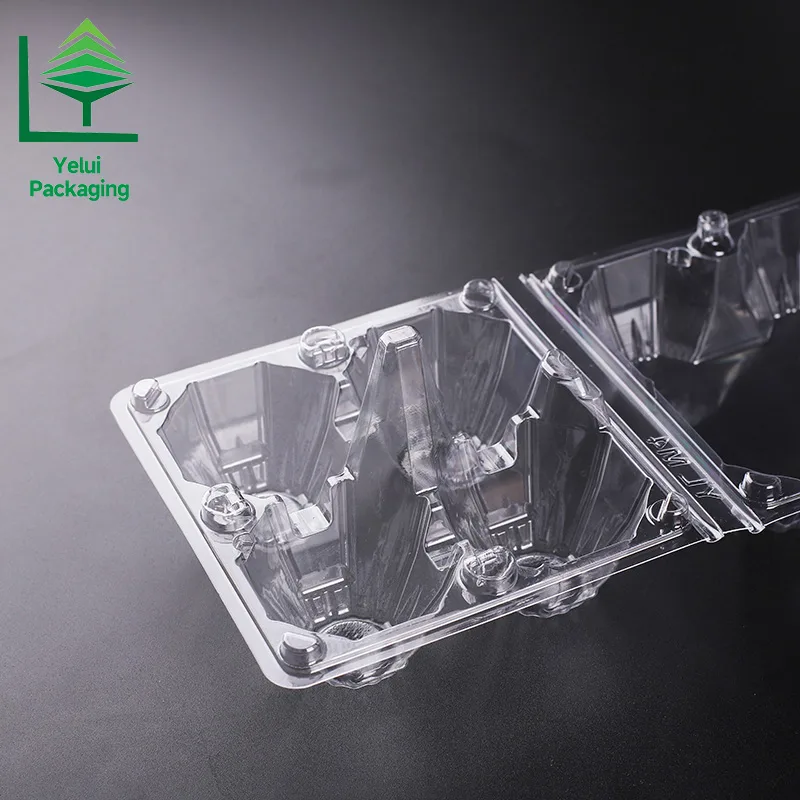 M4 4 Eggs Tray (Large), clear PET egg packaging tray – photo 014