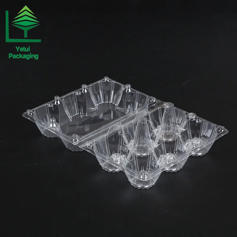 M6 6 Eggs Tray (Large), clear PET egg packaging tray – photo 002