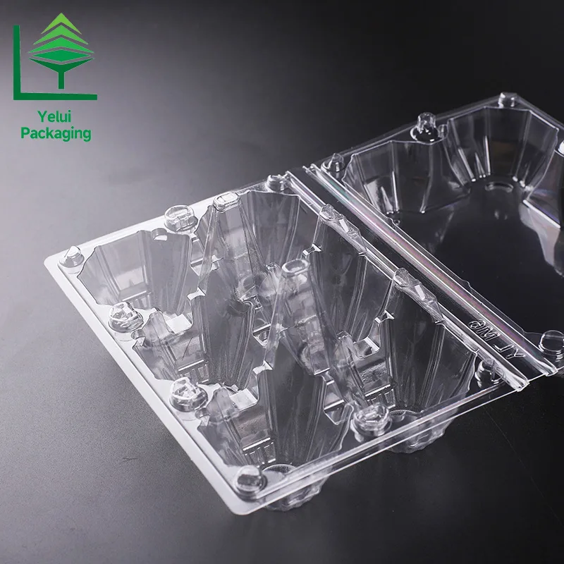 M6 6 Eggs Tray (Large), clear PET egg packaging tray – photo 012