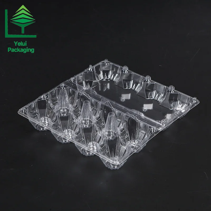 M8 8 Eggs Tray (Large), clear PET egg packaging tray – photo 001