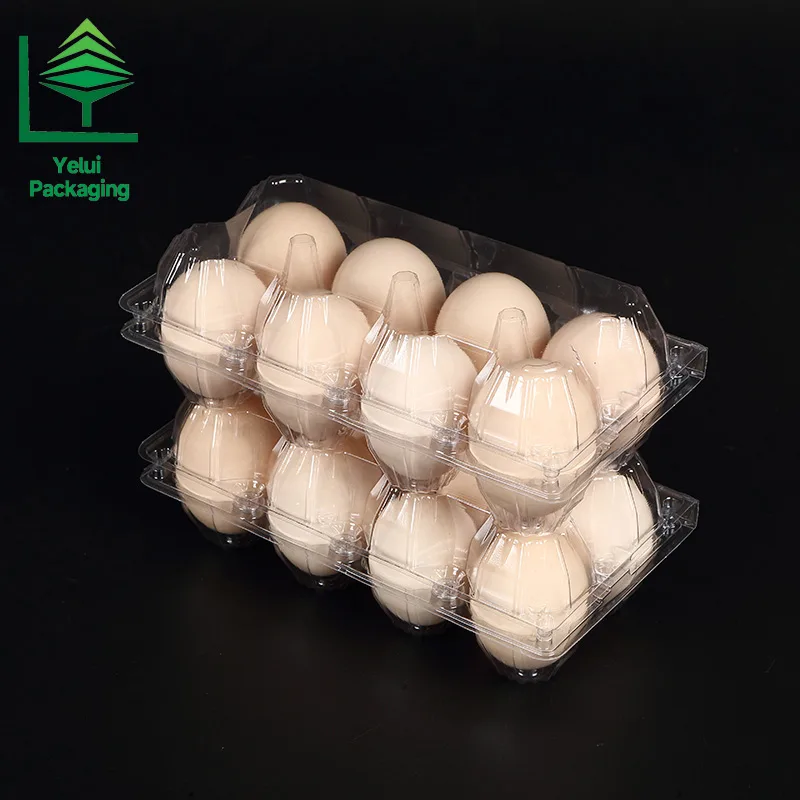 M8 8 Eggs Tray (Large), clear PET egg packaging tray – photo 005