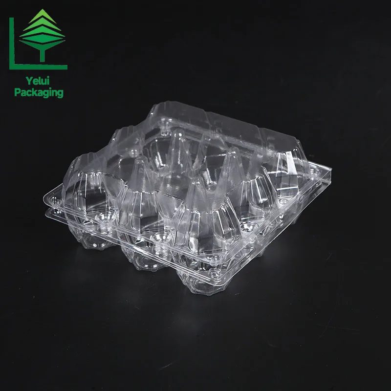 M9 9 Eggs Tray (Large), clear PET egg packaging tray – photo 003