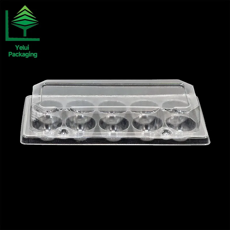 Q10 10 Quail Eggs Tray, clear PET egg packaging tray – photo 001