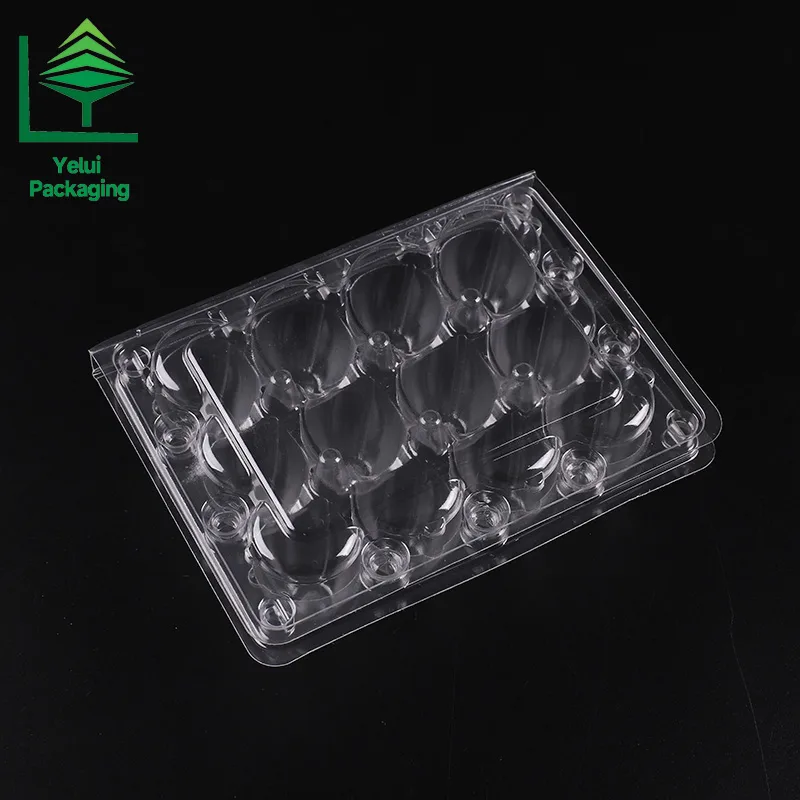 Q12 12 Quail Eggs Tray, clear PET egg packaging tray – photo 004