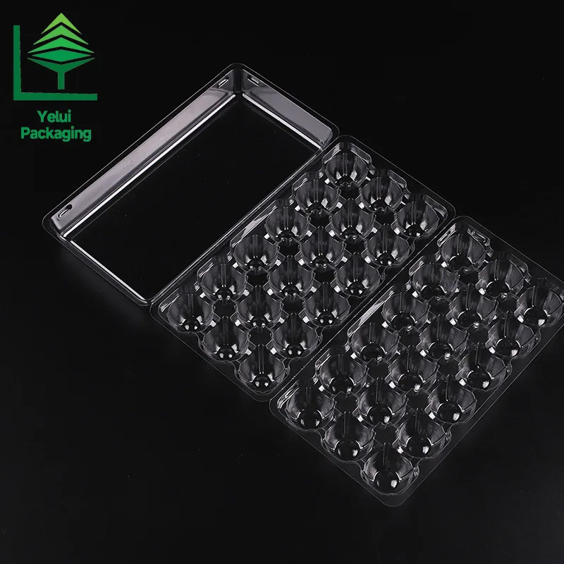 Q18L3 18 Quail Eggs Tray with 3 Layers, clear PET egg packaging tray – photo 005