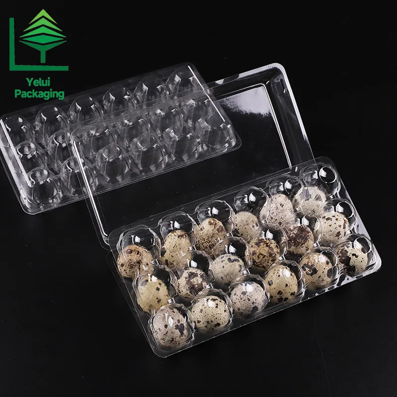 Q18L3 18 Quail Eggs Tray with 3 Layers, clear PET egg packaging tray – photo 006