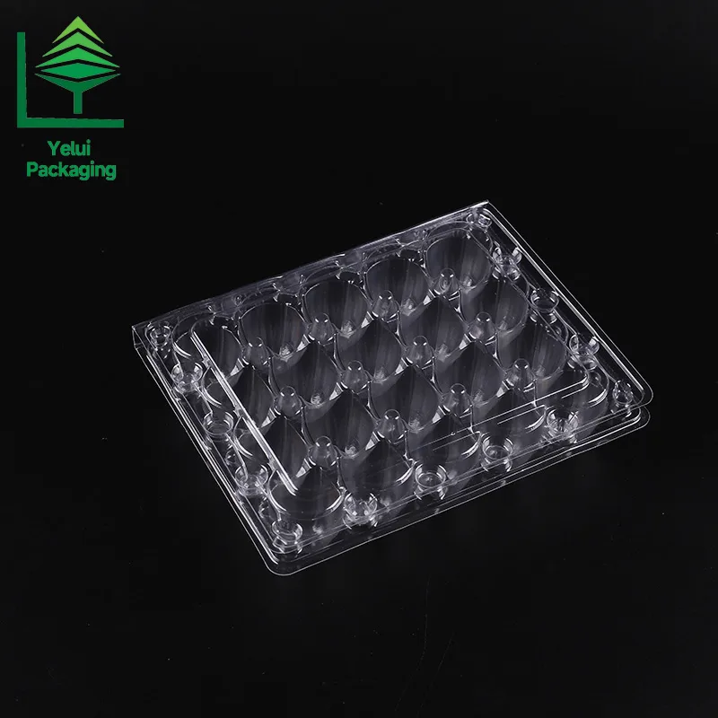 Q20 20 Quail Eggs Tray, clear PET egg packaging tray – photo 010