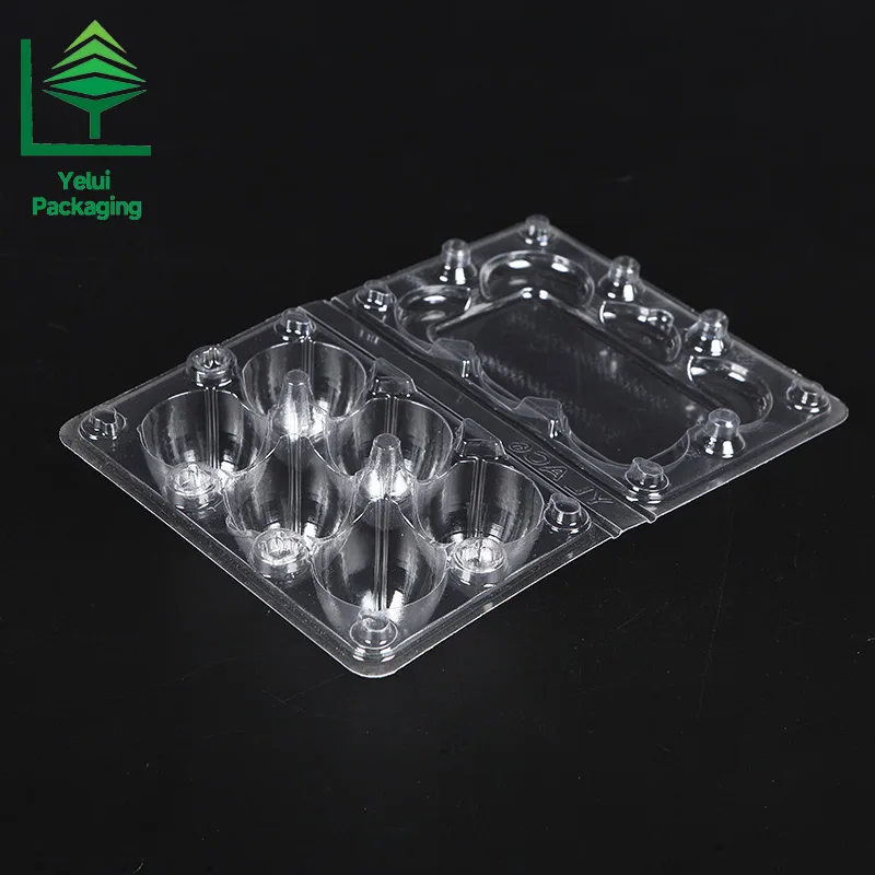 Q6 6 Quail Eggs Tray, clear PET egg packaging tray – photo 004