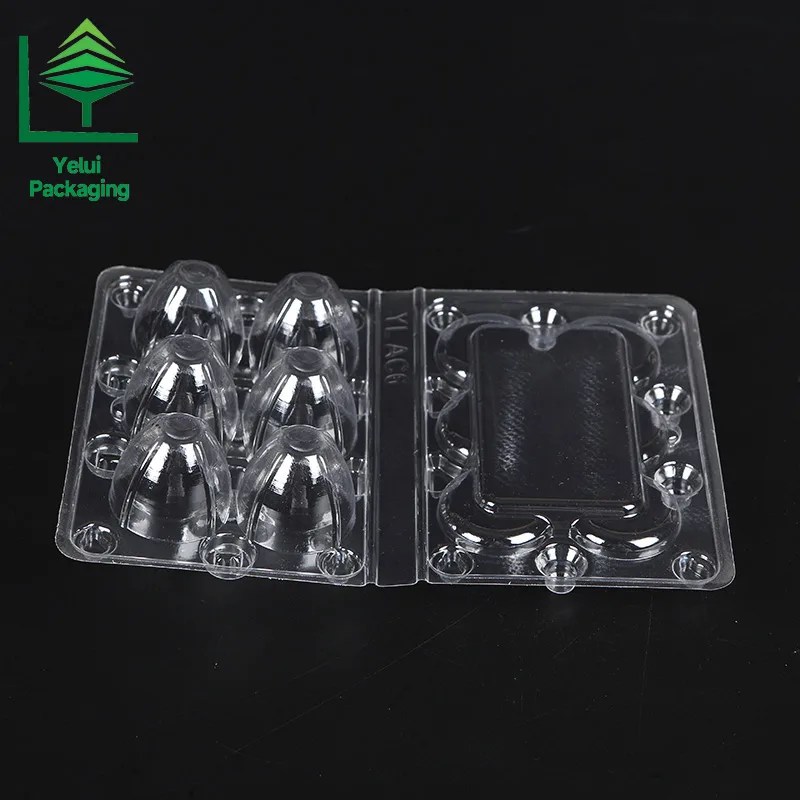 Q6 6 Quail Eggs Tray, clear PET egg packaging tray – photo 005